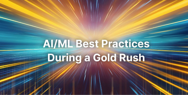 AI/ML Best Practices During a Gold Rush